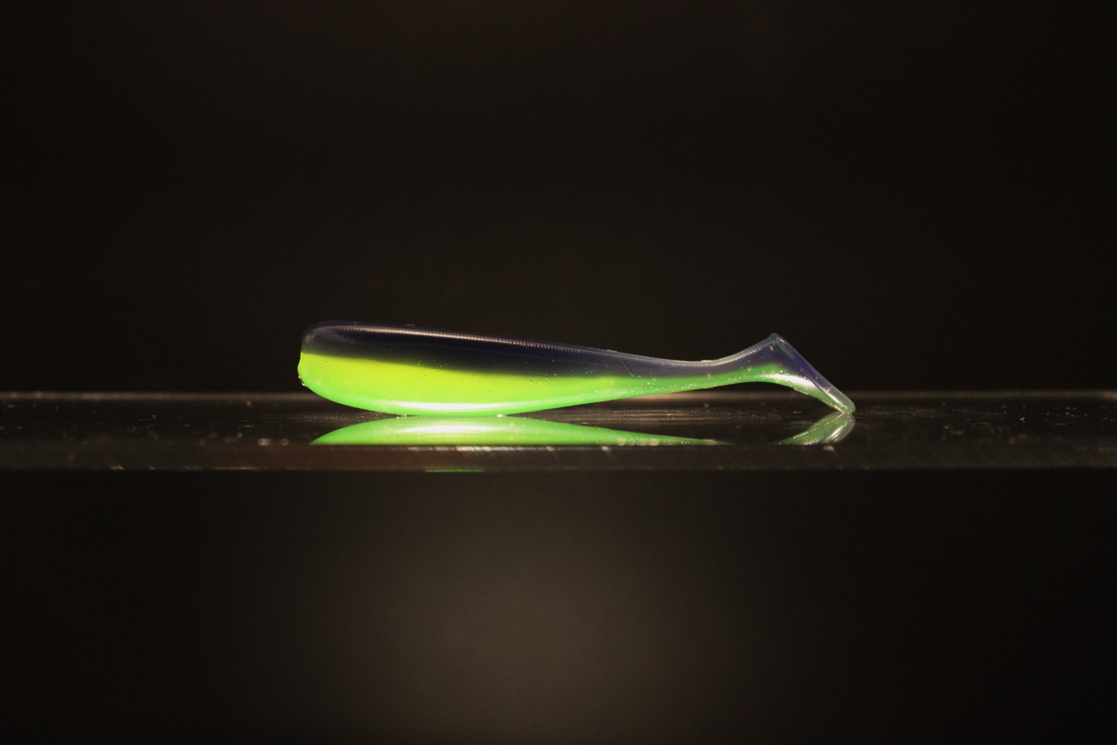 Verde y Morado - 3" Paddle Tail Swimbait