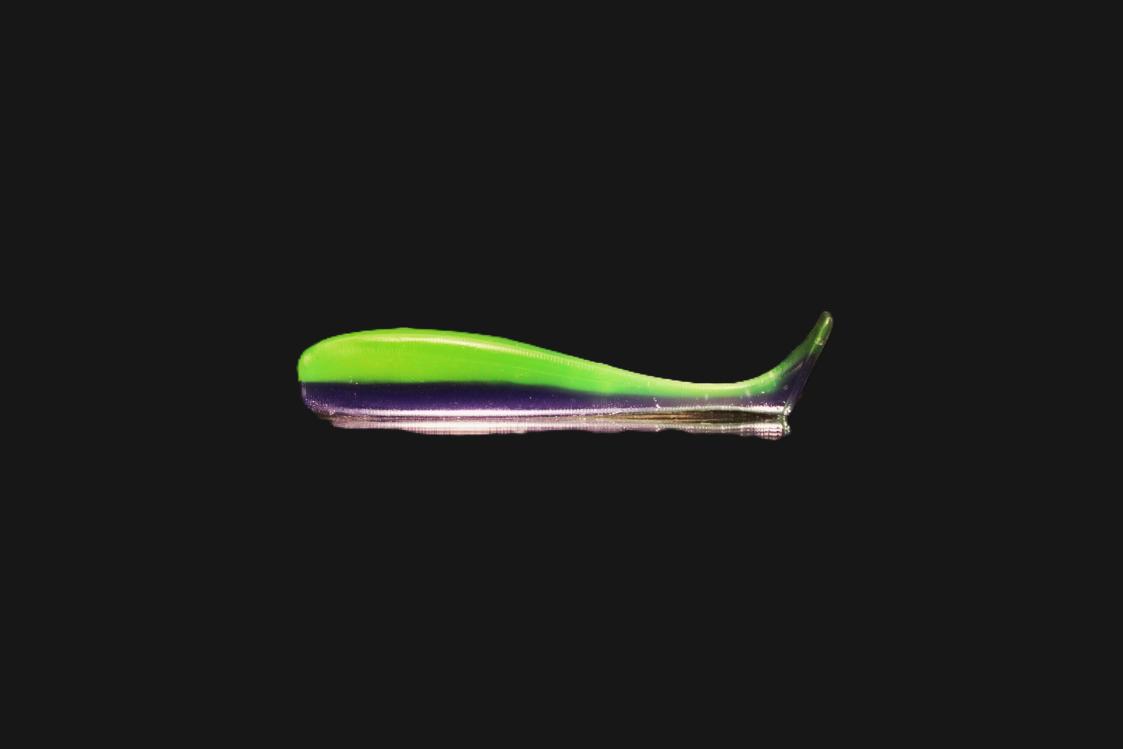 Verde y Morado - 3" Paddle Tail Swimbait