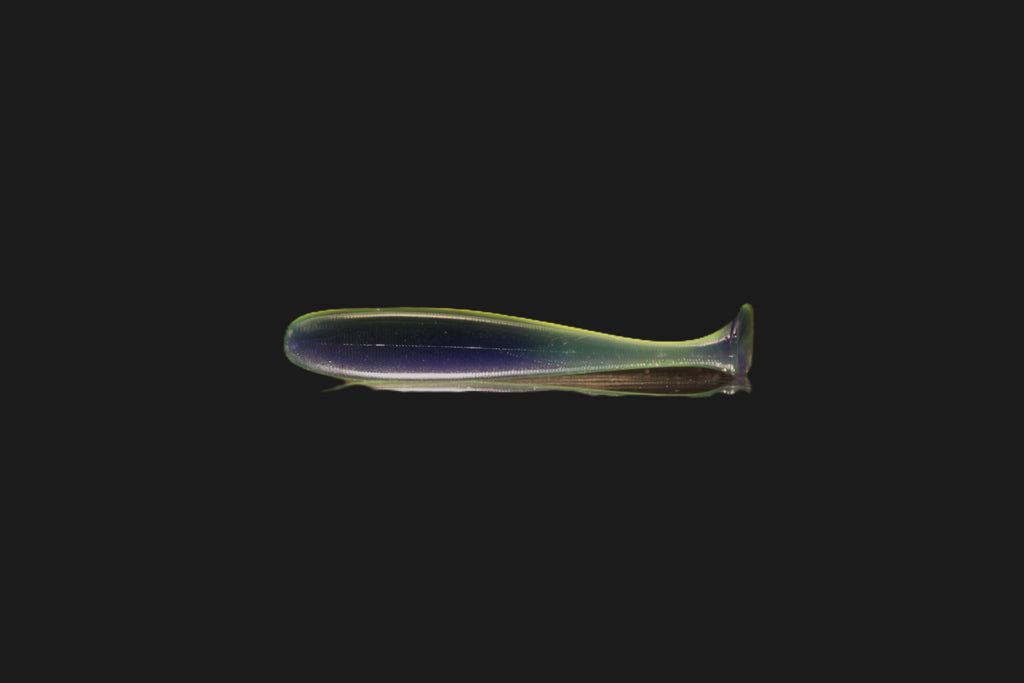 Verde y Morado - 3" Paddle Tail Swimbait