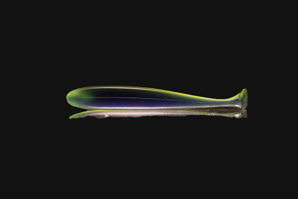 Verde y Morado - 4" Paddle Tail Swimbait