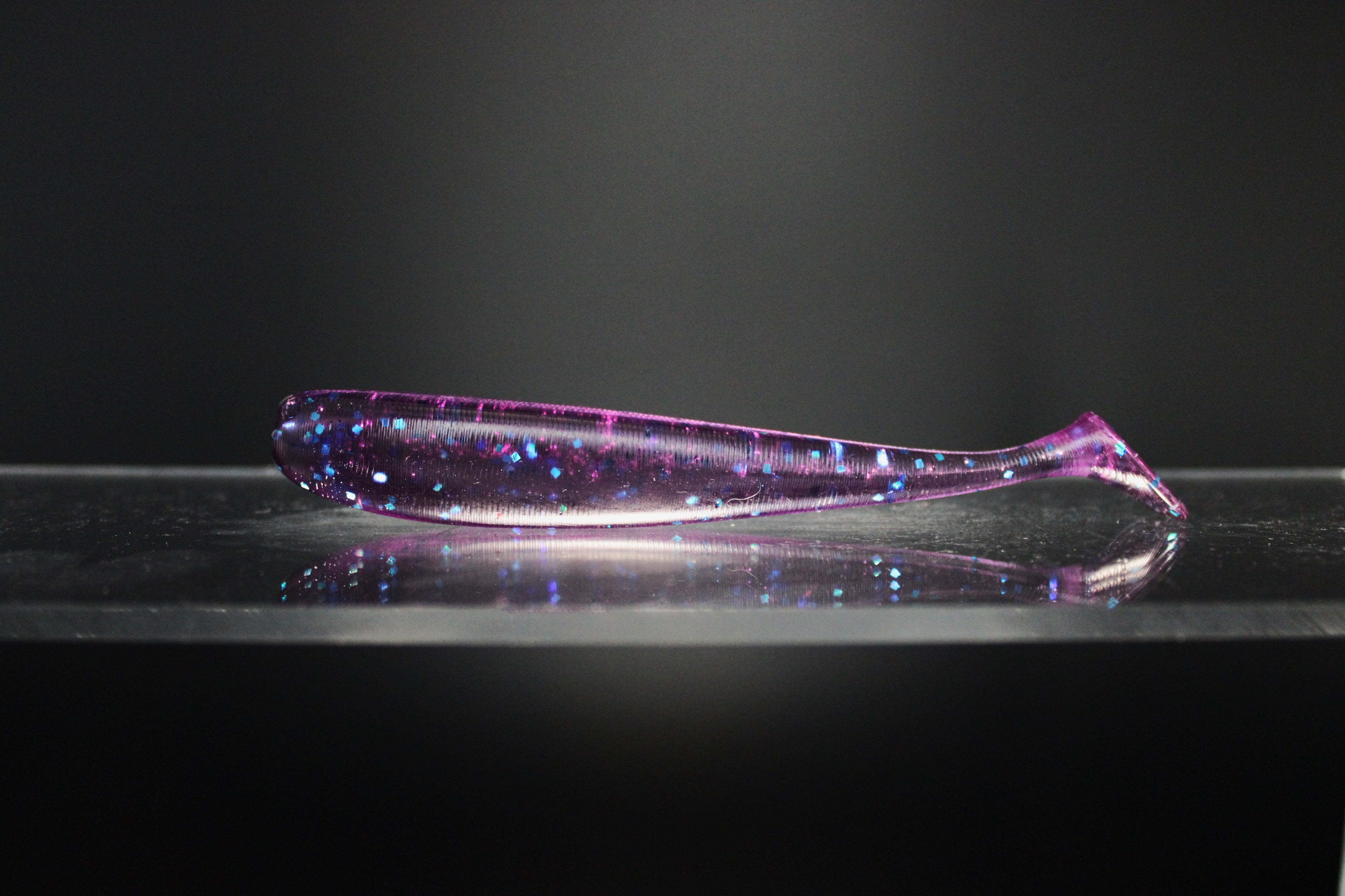 Purple 58 - 4" Paddle Tail Swimbait