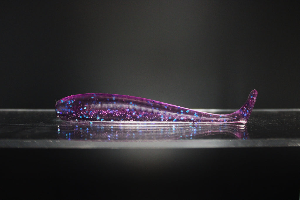 Purple 58 - 4" Paddle Tail Swimbait