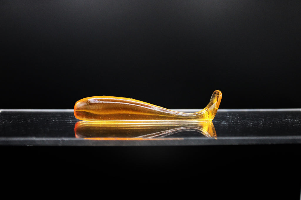 Root Beer Brown - 3" Paddle Tail Swimbait