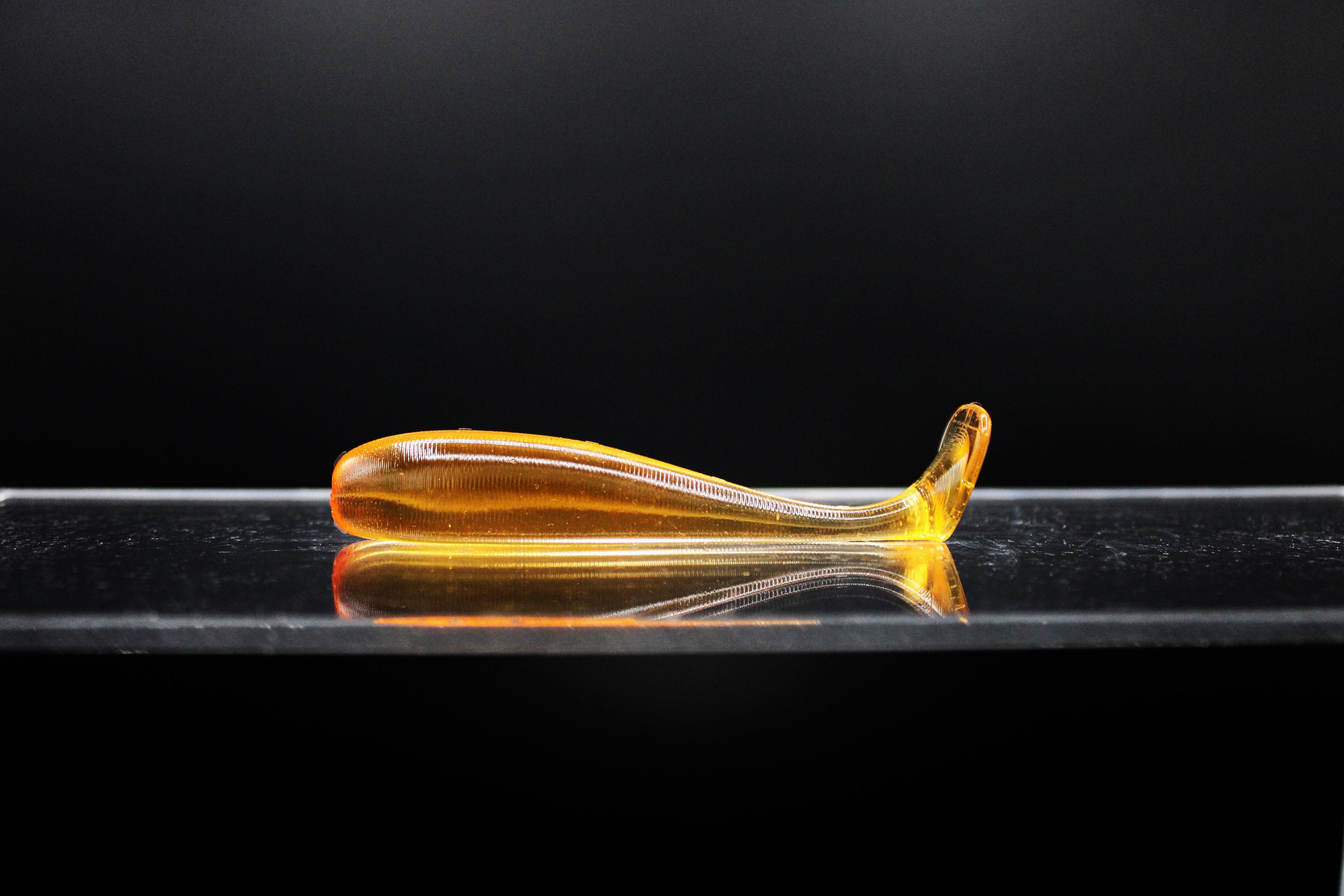 Root Beer Brown - 3" Paddle Tail Swimbait