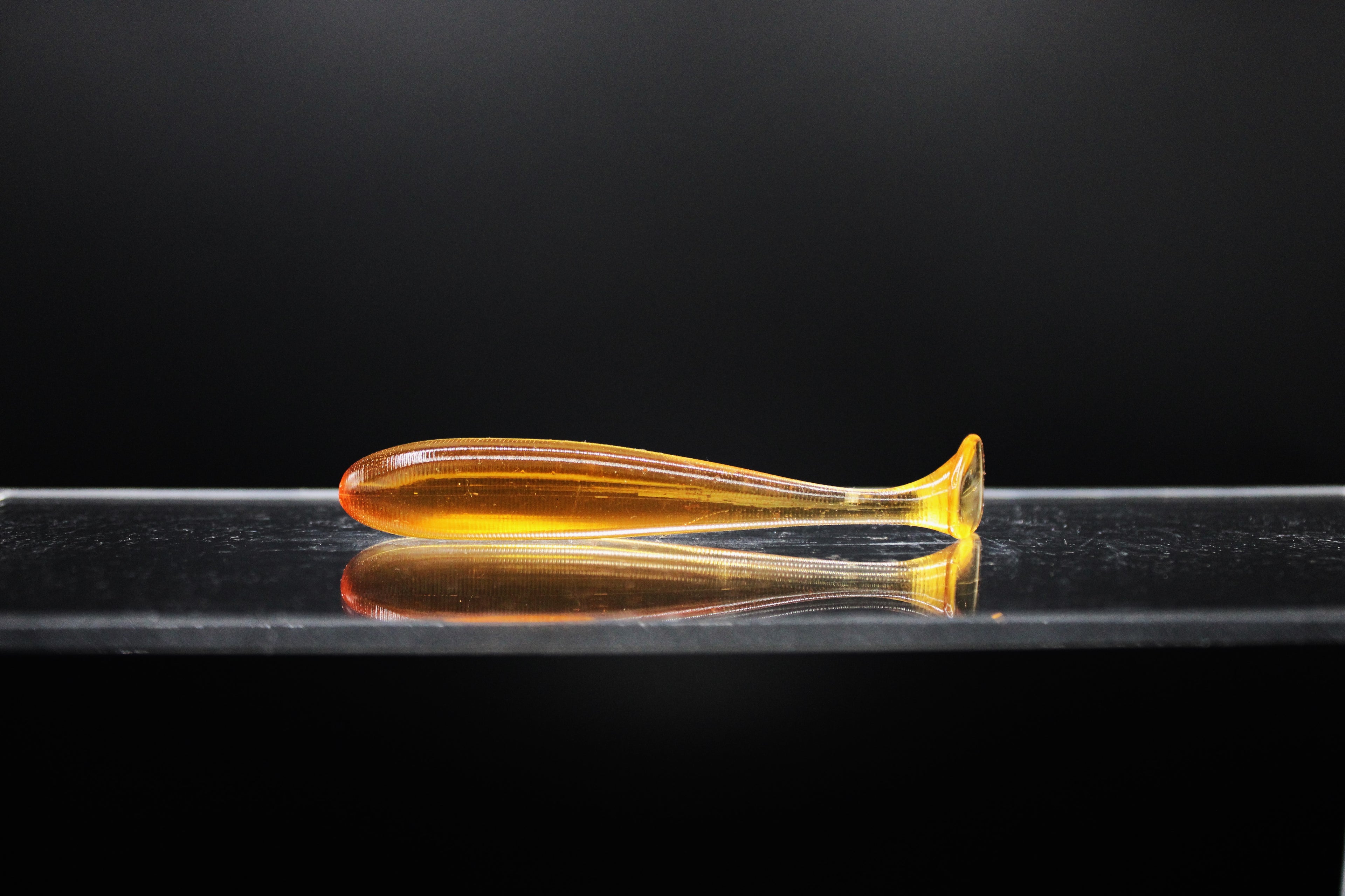 Root Beer Brown - 3" Paddle Tail Swimbait