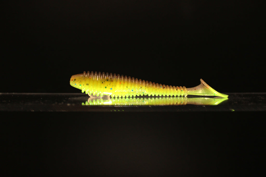 Hell Raisin - 3.8" Ribbed Paddle Tail Swimbait