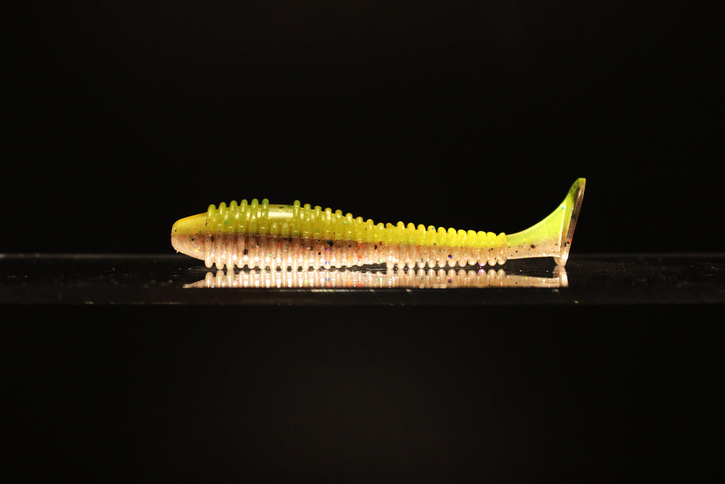 Hell Raisin - 3.8" Ribbed Paddle Tail Swimbait