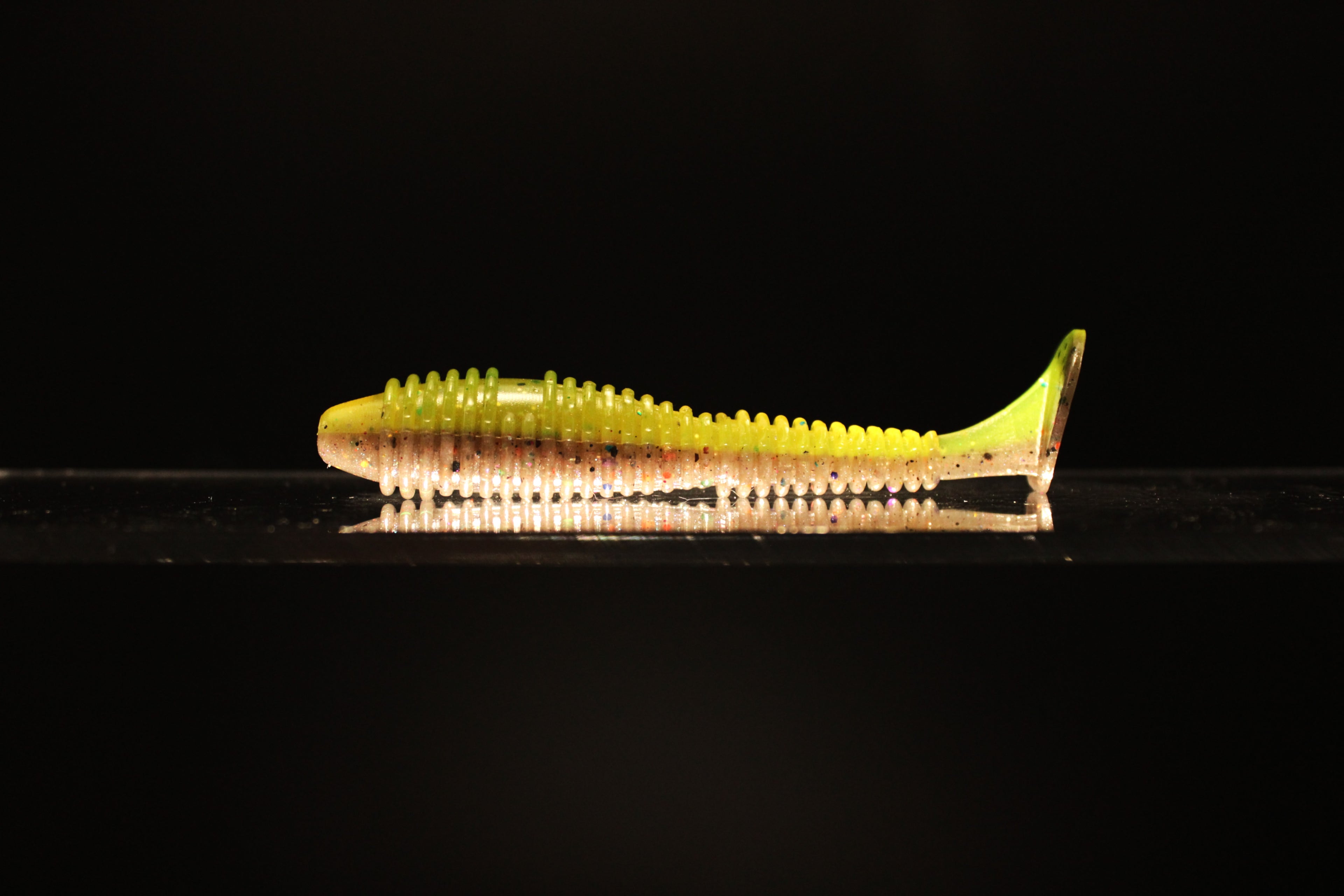 Hell Raisin - 3.8" Ribbed Paddle Tail Swimbait