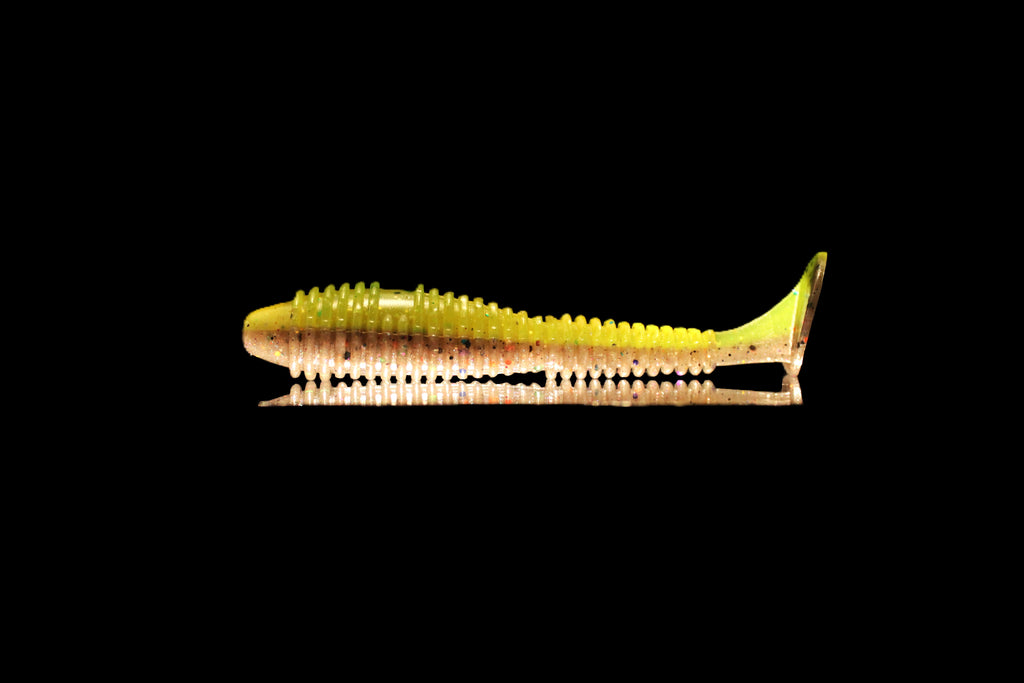 Hell Raisin - 3.8" Ribbed Paddle Tail Swimbait