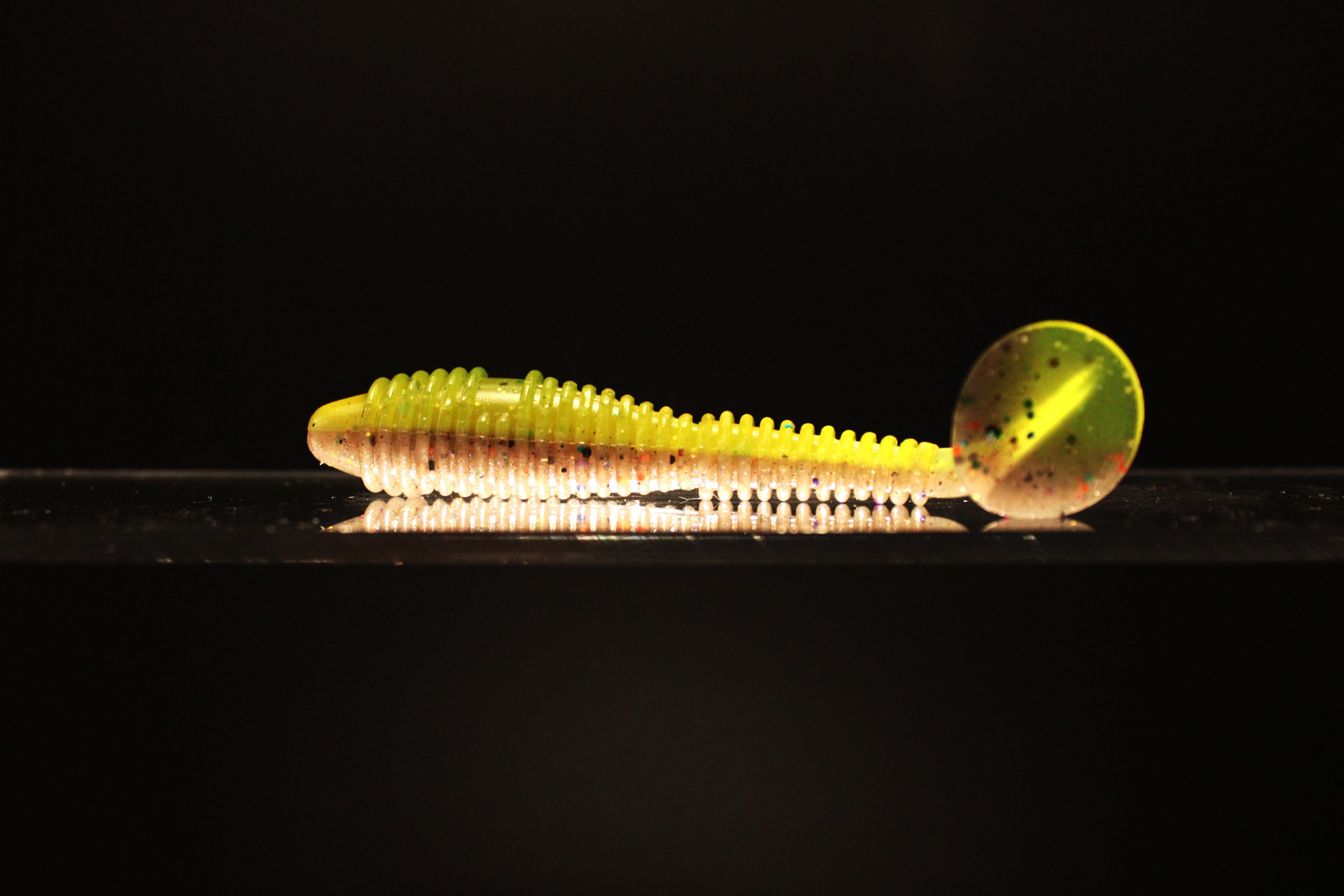 Hell Raisin - 3.8" Ribbed Paddle Tail Swimbait