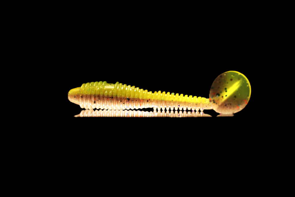 Hell Raisin - 3.8" Ribbed Paddle Tail Swimbait