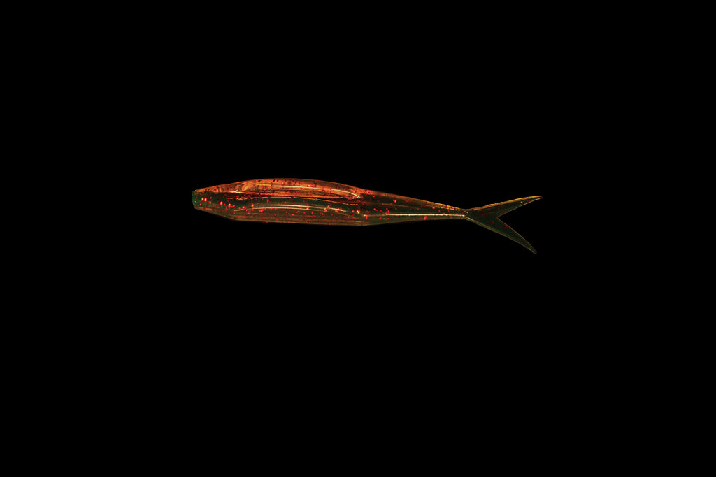Motor Oil - 4" Fluke/Jerk Shad Smooth Back