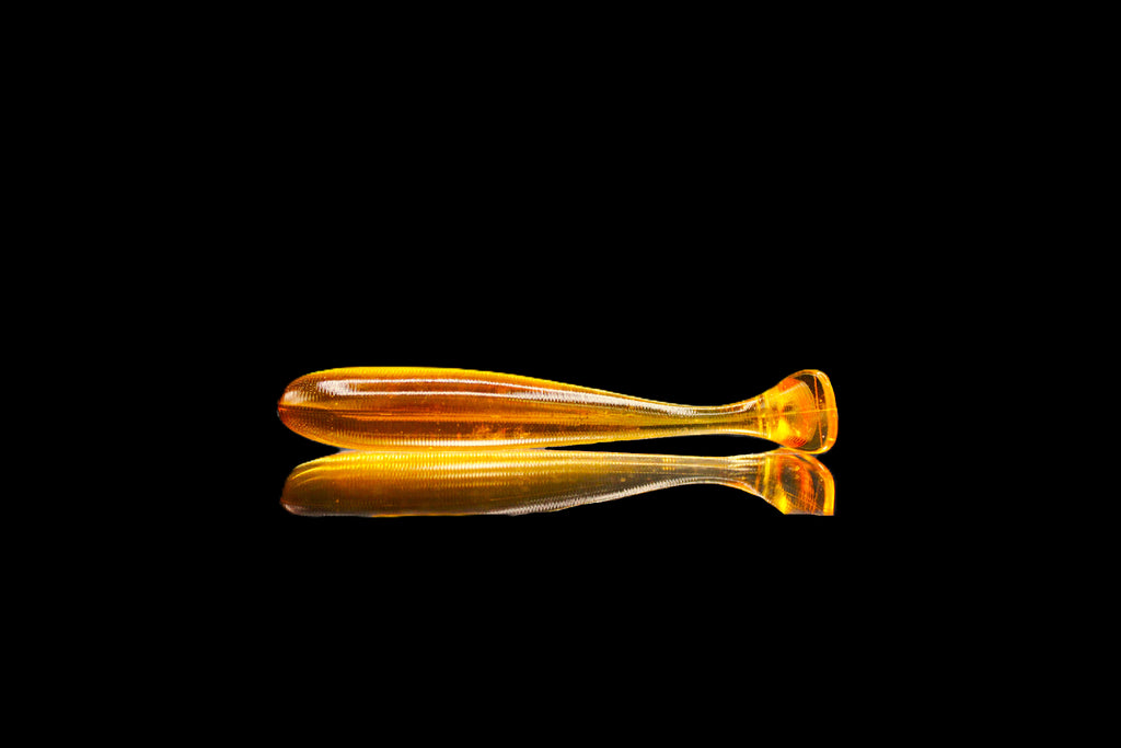 Root Beer Brown - 3" Paddle Tail Swimbait