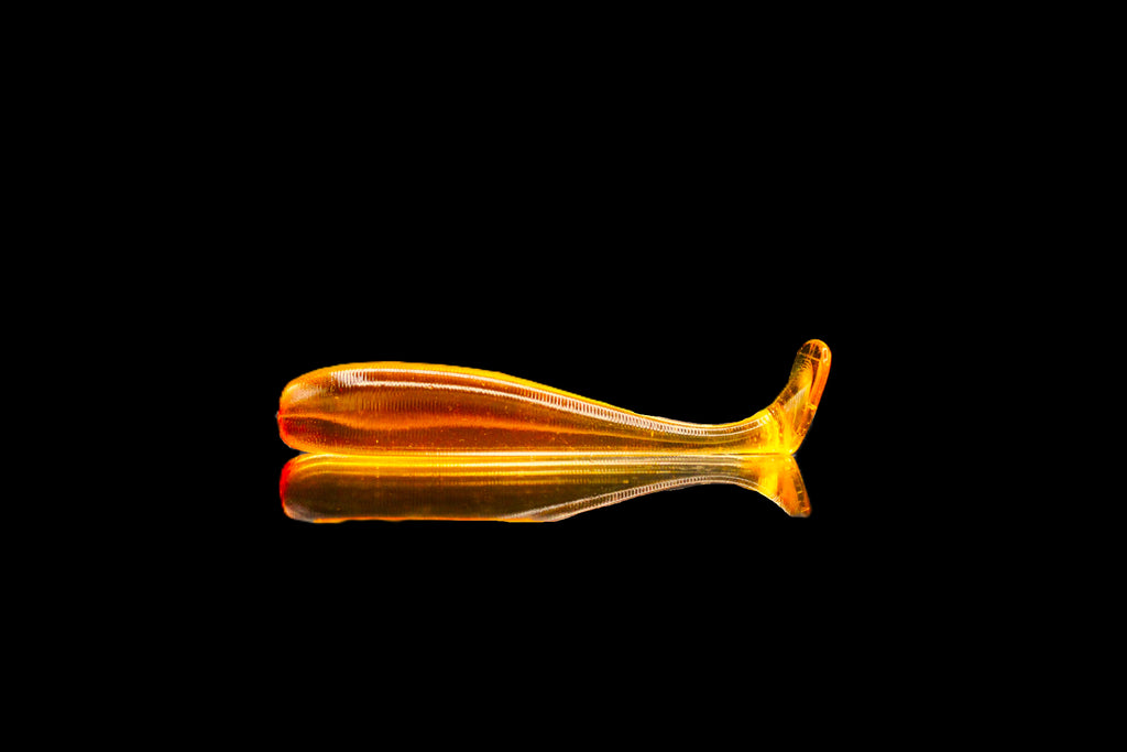 Root Beer Brown - 3" Paddle Tail Swimbait