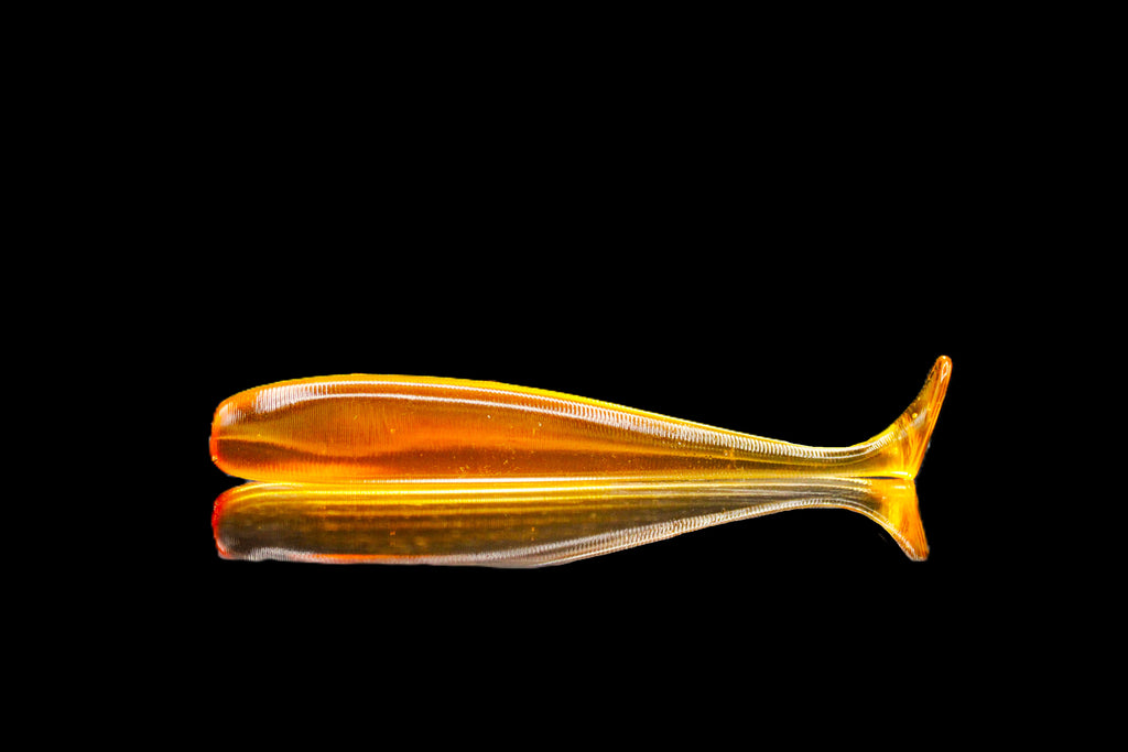 Root Beer Brown - 4" Paddle Tail Swimbait