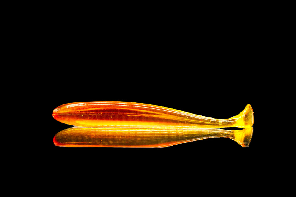 Root Beer Brown - 4" Paddle Tail Swimbait