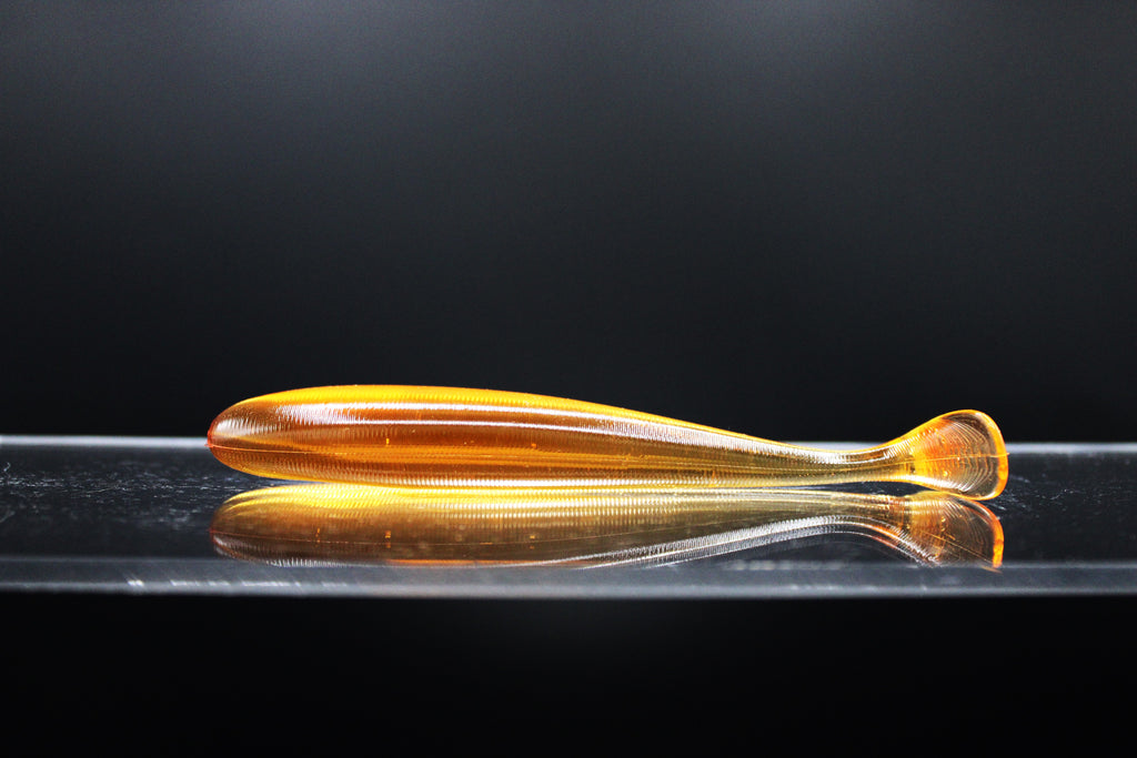 Root Beer Brown - 4" Paddle Tail Swimbait