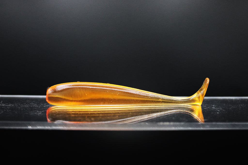 Root Beer Brown - 4" Paddle Tail Swimbait