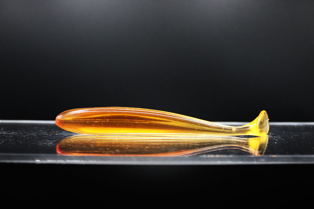 Root Beer Brown - 4" Paddle Tail Swimbait